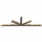 Ekena Millwork Saratoga Smooth Timber Gable Bracket, Douglas Fir, 84"W x 24"H x 3 1/2"D x 3 1/2"F, 7/12 Pitch GBW084X24X0404SAR00SDF - alternate 5